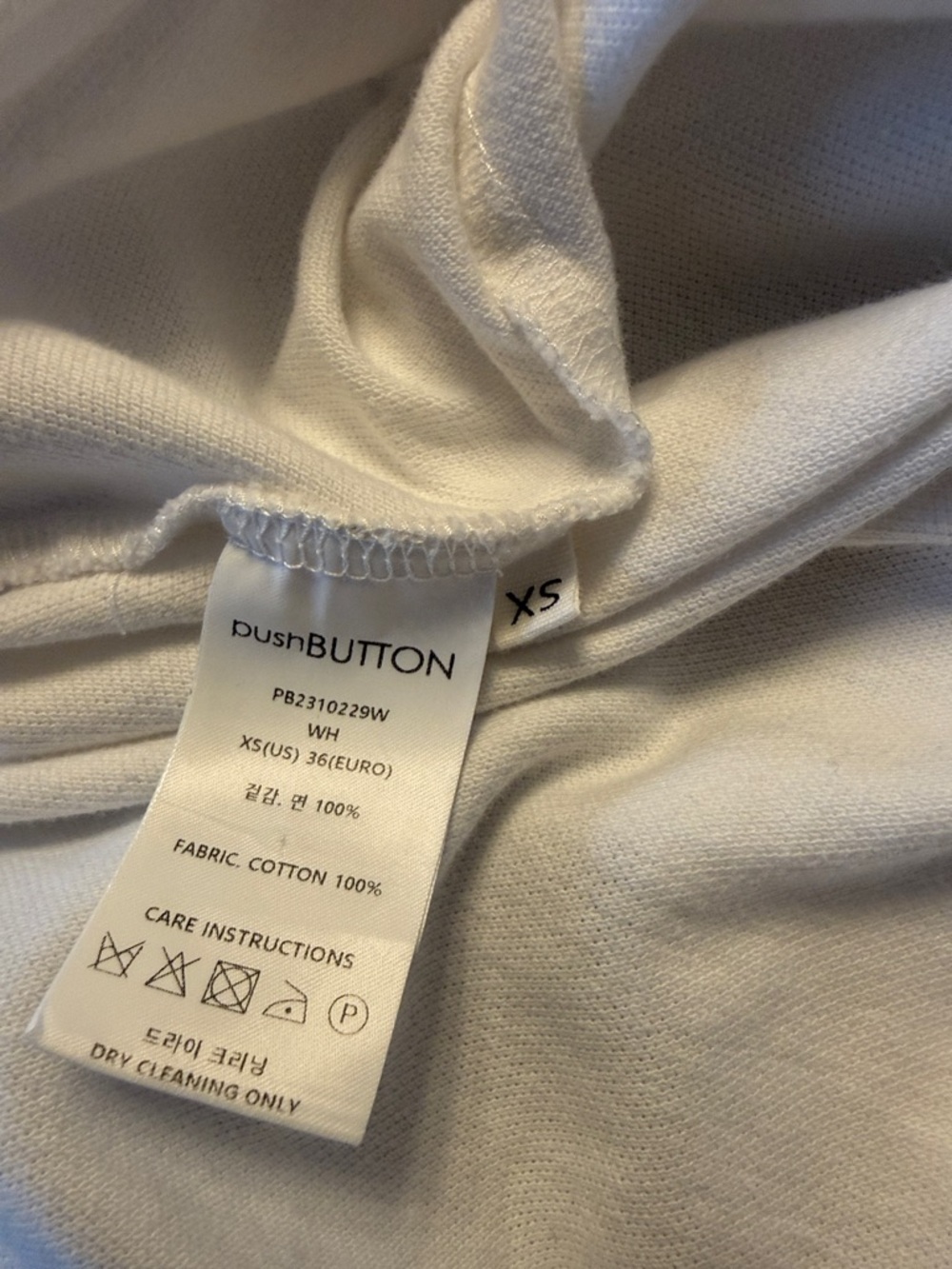 Pushbutton White Structural Drape-Back Button-Up Top - Picture 4 of 16